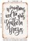DECORATIVE METAL SIGN - Monograms Southern Breezes - Vintage Rusty Look